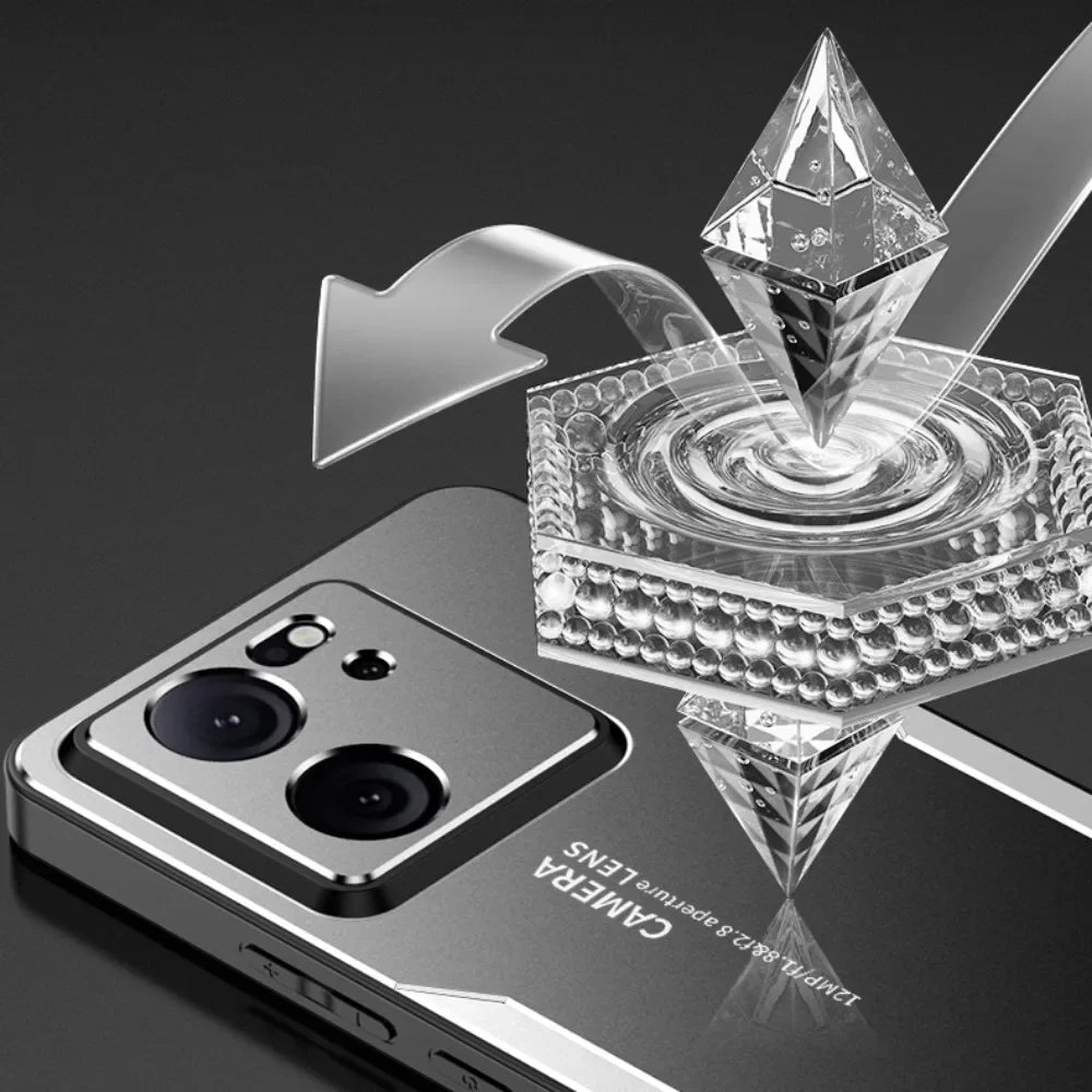 ShockProof Alloy Metal Case For Xiaomi 15T 13T 14T 12T 11T 12X 15 14 13 12 Mi 11i 17 Pro Ultra Silicone Back Cover Shell Cases