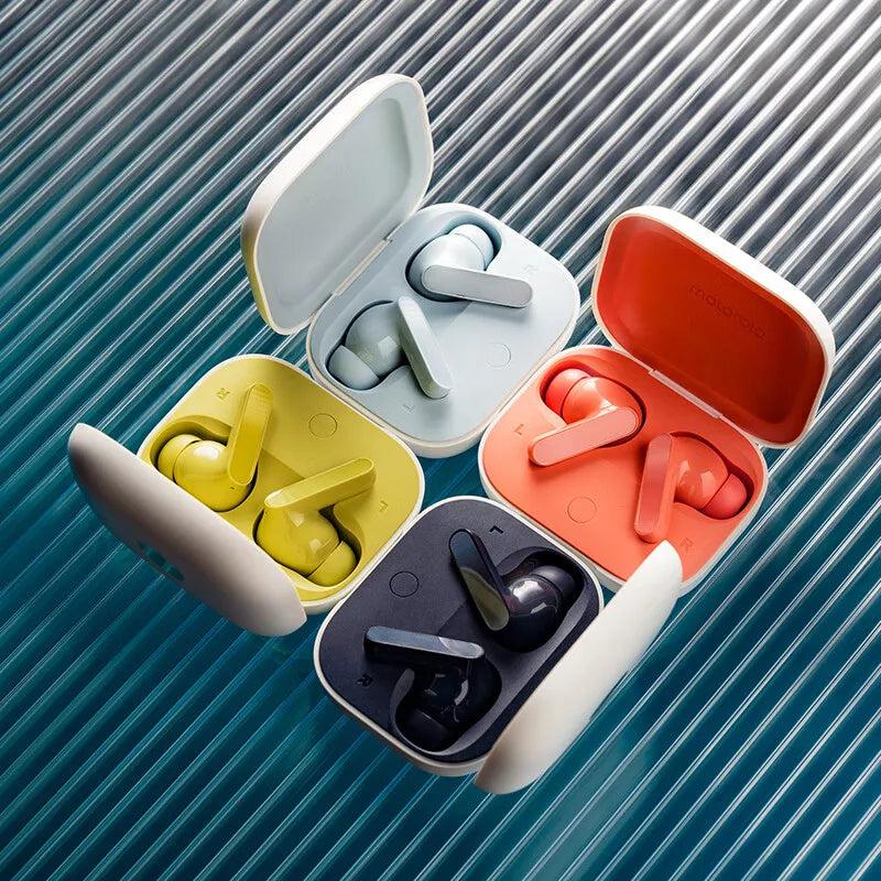 Lenovo moto series Buds Wireless Earphones Bluetooth 5.3 Earbuds Noise Reduction Quick Pairing Dolby Atmos Hi-Res Big Battery