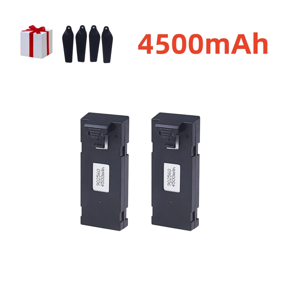 3.7V 4500Mah RC Drone Battery Accessory For E88 E88PRO Ls-E525 E525 PRO Mini Uav Drone Battery Special Rc Part 1/2/3/5/10Pcs