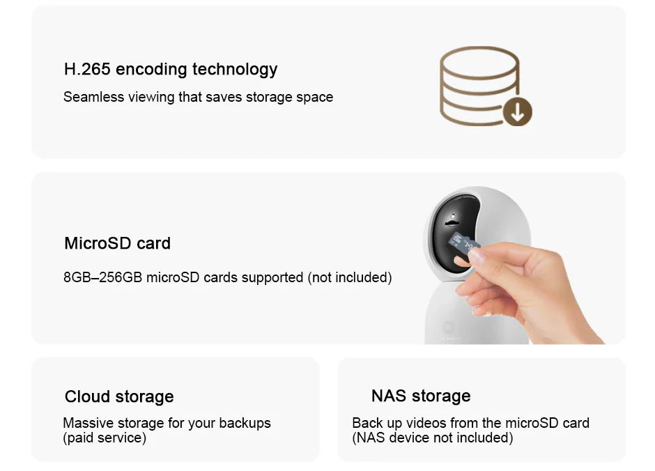 XIAOMI Smart Camera 4,Dual-band Wi-Fi 6,8MP 4K HDR AI Tracking,Night Vision,Two-Way Audio,Home Security Baby Monitor,Pet Camera