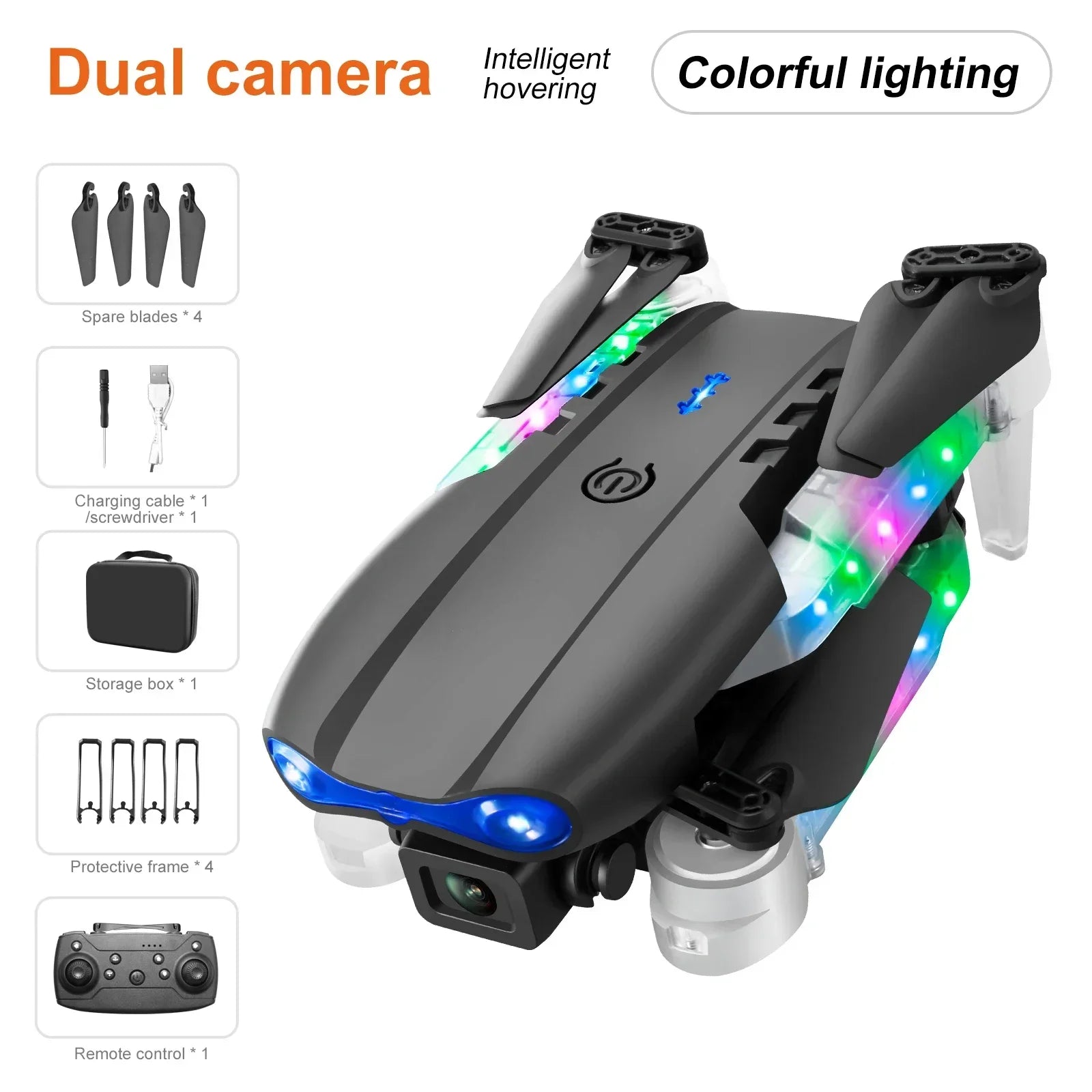 New E99 Pro HD 4K Drone Dual Camera High Hold Mode Foldable Mini WIFI Aerial Photography RC Quadcopter Toys Helicopter Dron