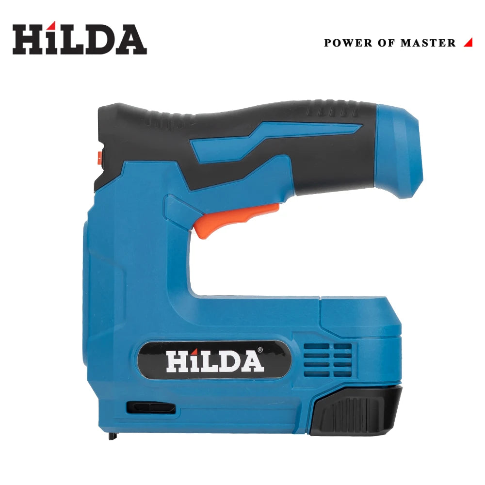 HILDA USBElectric 2-in-1 Air Nail Gun Furniture Pneumatic Gun Wood Frame Stapler Pneumatic Tool Power Tools with 2000pcs Staples
