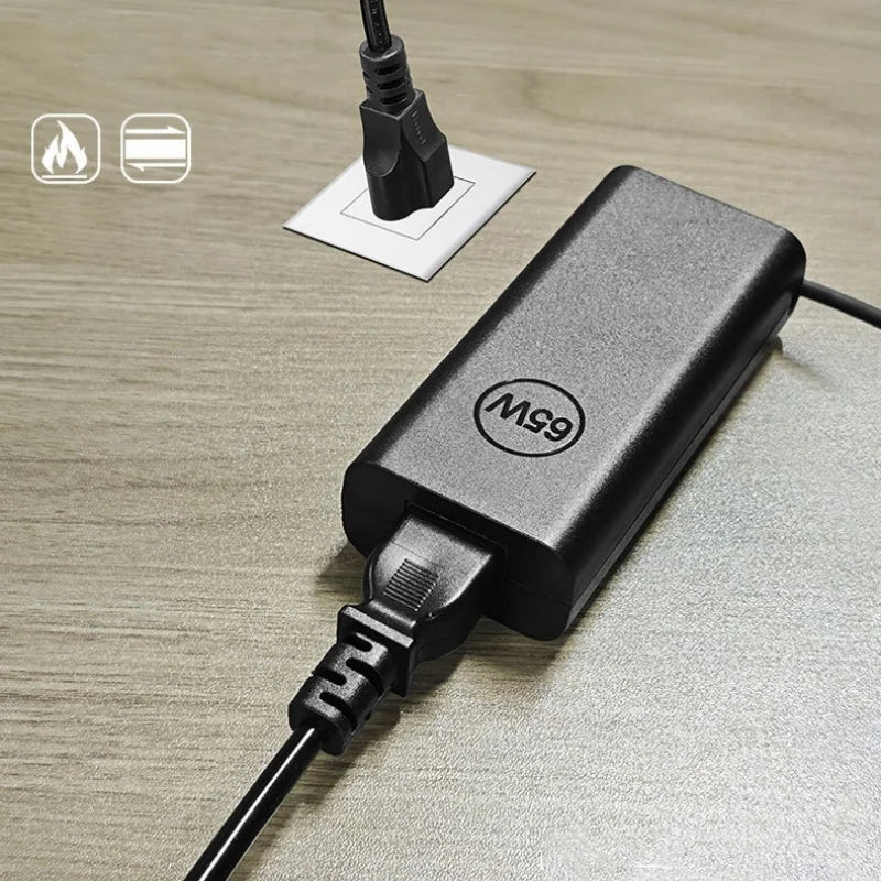 65W USB Type C Laptop Adapter Charger for Dell Latitude 7420 7370 7275 5285 5420 5520 7320 7410 5179 7390 5290 5320 Power Cord