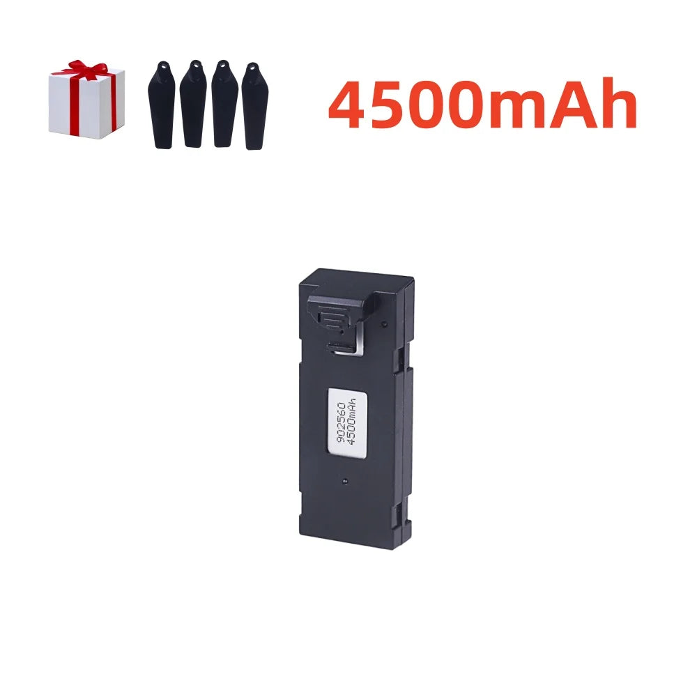 3.7V 4500Mah RC Drone Battery Accessory For E88 E88PRO Ls-E525 E525 PRO Mini Uav Drone Battery Special Rc Part 1/2/3/5/10Pcs