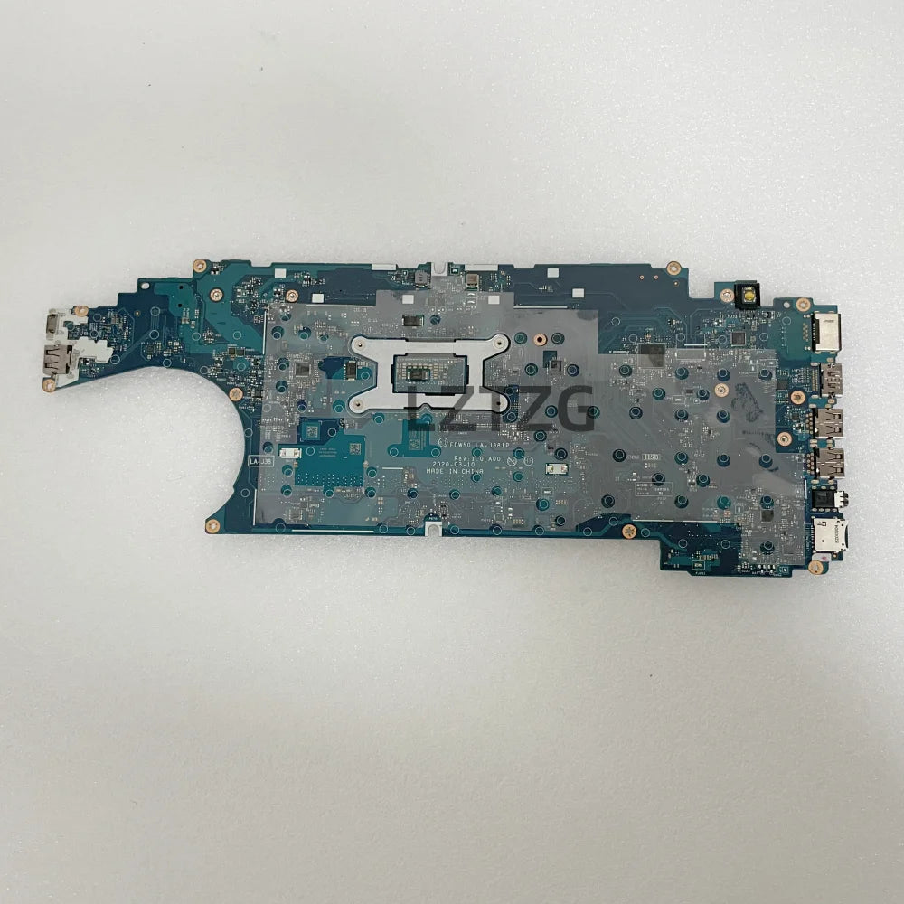 LA-J381P For Dell Latitude 5510 Laptop Motherboard With I5 I7-10th Gen CPU CN-0HT7GC 0J67M8 0JD0KX 100% Tested OK