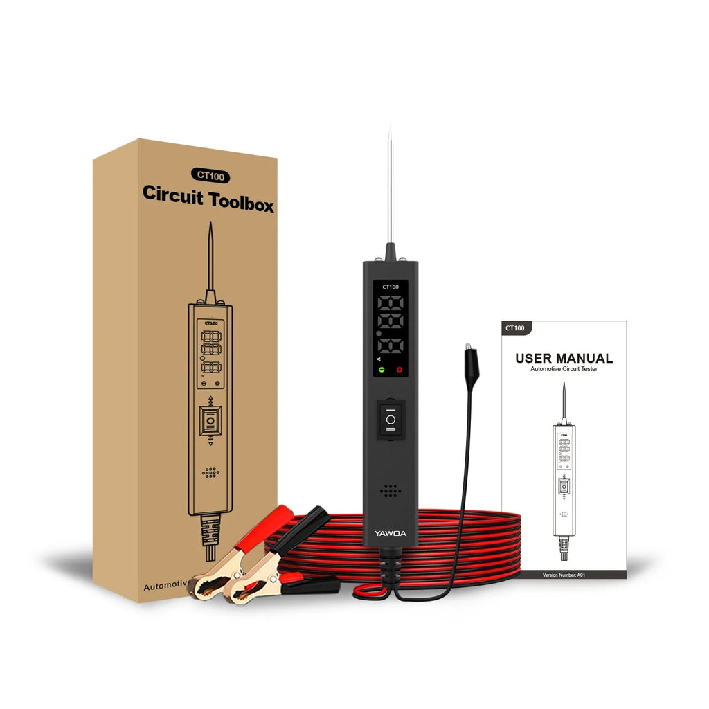 CT100 Automotive Circuit Tester  for all 0-80V vehicle electrical systems