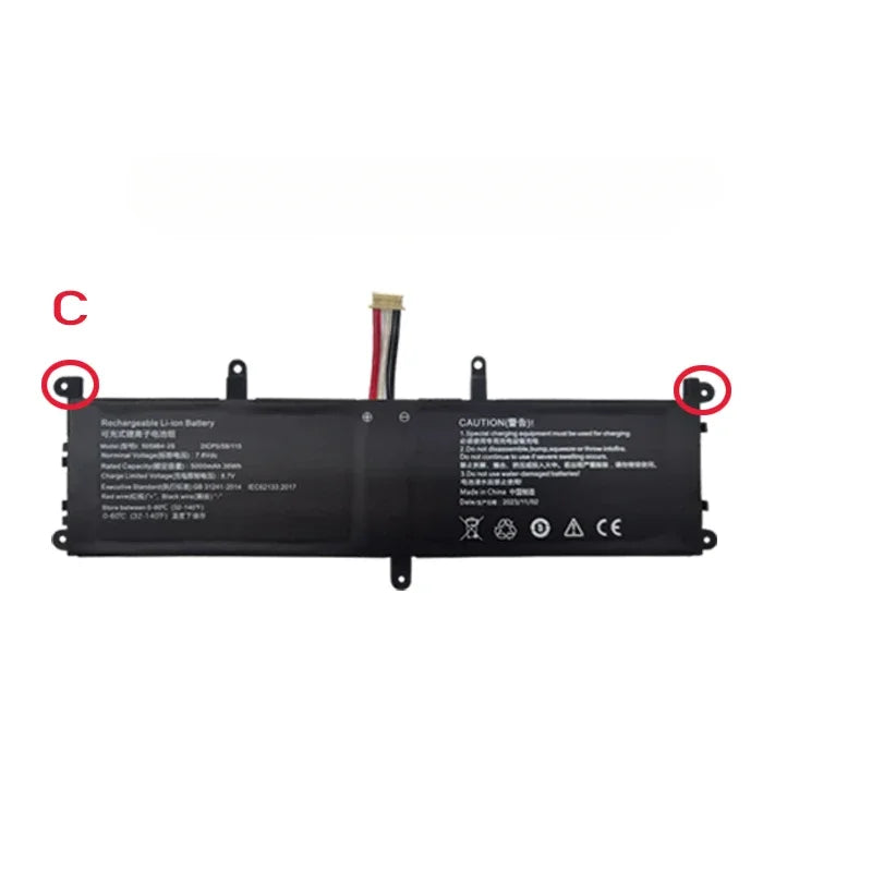 Battery For Chuwi For GemiBook 13 CWI528 5059B4-2S-1 5059B4-2S1P 5059B4-2S 7.6V 5000mAh 38Wh 10PIN 7Lines New