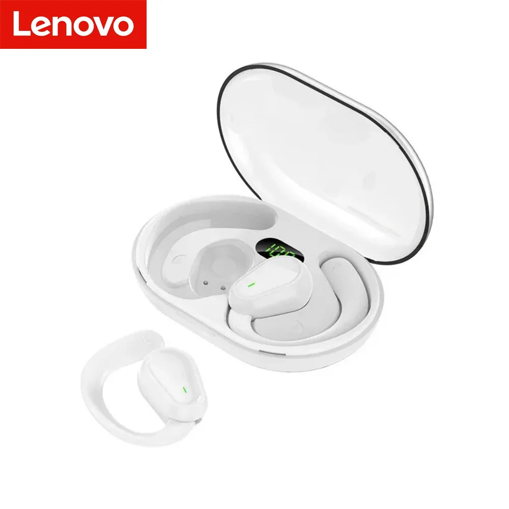Lenovo Bluetooth 5.3 Headphones Ear Hook Earphones Wireless Earphones HiFi Stereo Waterproof Headset Noise Reduction Earbuds
