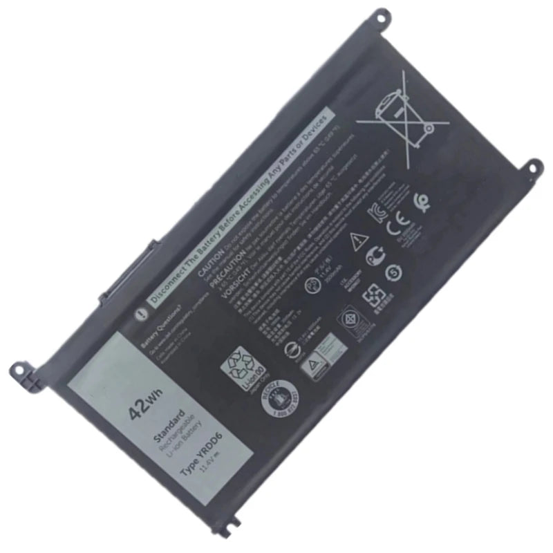New YRDD6 Battery For Dell Vostro 3400 3401 3405 3500 3501 3490 3491 3580 3583 3584 3585 3590 3591 5481 5488 5490 5491 5493 5498