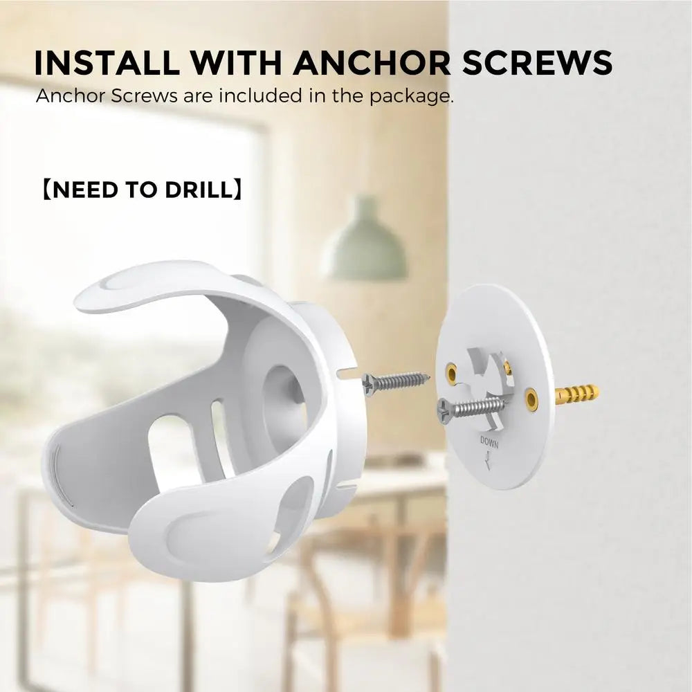 Wall Mount Holder For AmazonEcho Dot 5/4 Sound Box Case Holder For Echo Dot 4 5 Wall Mount Stand For Space-Saving