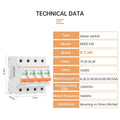 ETEK  Isolater Switch AC 125A Low Voltage 50Hz 1,2,3,4 pole 240/415V High Current Electrical Isolation Switch EKD3