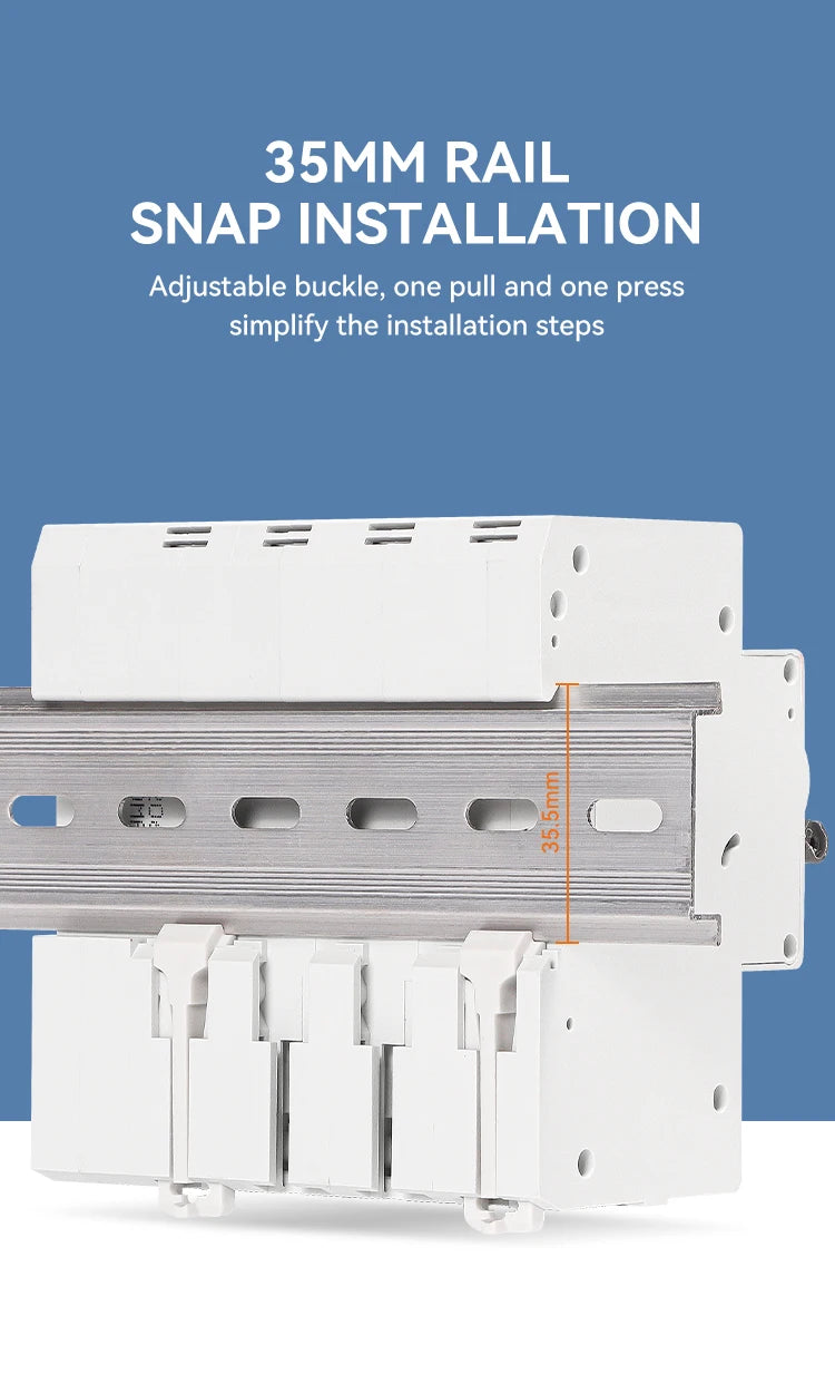ETEK B Type 230V 1P+N 3P+N  Residual Current Circuit Breaker With Over And Short Current  Leakage Protection C curve RCBO EKL5