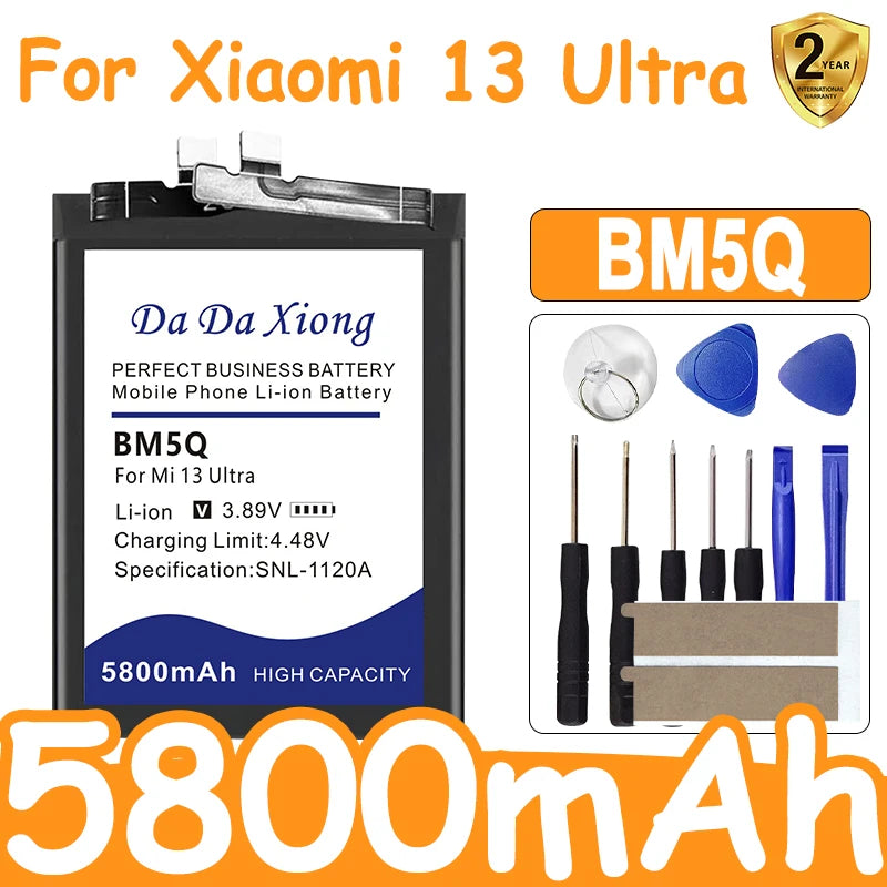 Brand-New 5800mAh BM5Q Battery For Xiaomi Mi 13 Ultra 13Ultra