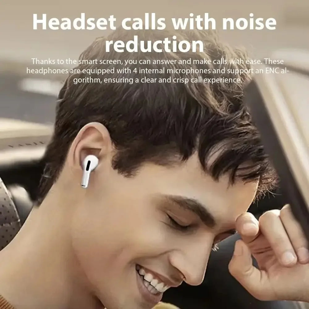 A9 PRO Tws Bluetooth Earbuds Transparent with LED Digital Display Wireless In-Ear Earphone for Xiaomi Huawei iPhone Headphone