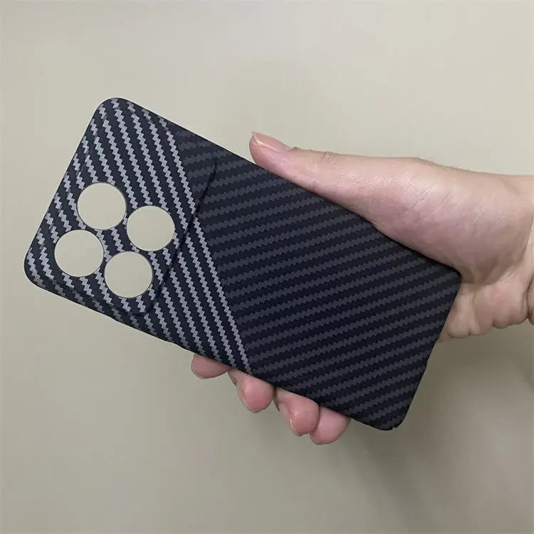 Carbon Fiber Hard Back Cover, Shockproof Case, Xiaomi 14, 13T, 13, 12T, 12, 11, 10, Poco X6, F5 Pro