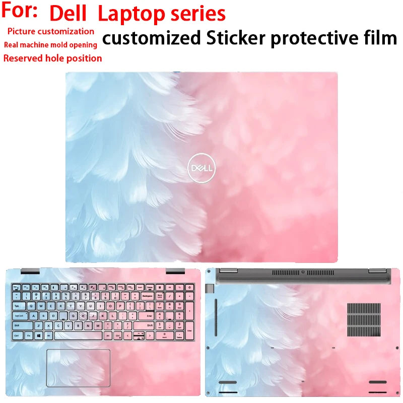 For Dell Latitude 7650 5550 5450 7450 pattern protective film Latitude 9430 7350 5350 2-in-1 laptop shell film body custom film