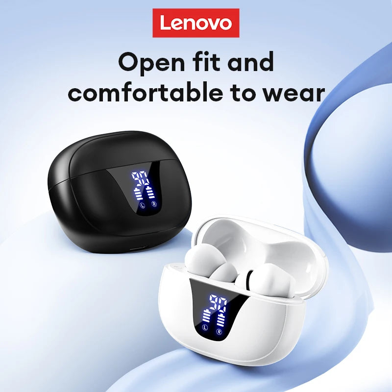 Lenovo XT58 TWS Wireless Earphones Bluetooth 5.4 Gaming Headphones Smart Digital Display Earbuds Ultra-Low Latency 20H Playtime