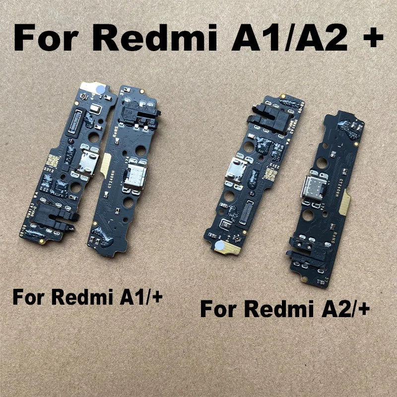 For Xiaomi Redmi A1 A2 A3 A3X + Plus USB Charging Port Mic Microphone Dock Board Flex Cable With IC Fast Charging 4G 5G