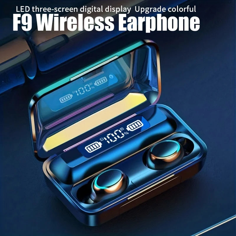 TWS wireless earphones with display screen, good sound quality, compact and exquisite, earbuds with charging compartment headset