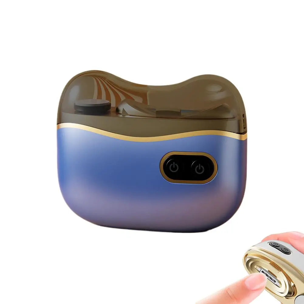 2In1 Electric Nail Tool,USB Charging Nail Clipper Polisher,Adult Kids Fingernail Toe Scissors,Rechargeable Nail Cutter
