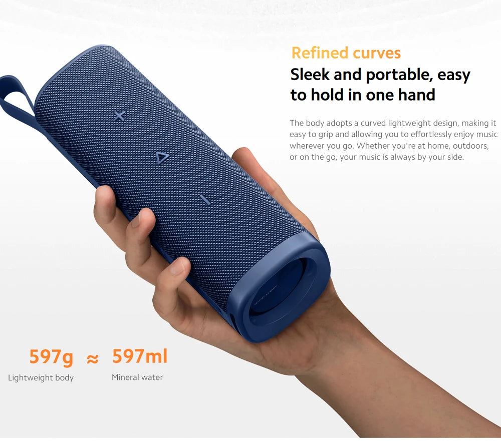 Xiaomi Sound Outdoor Smart speaker Global Version Bluetooth5.4 IP67 dust and water resistance Up 12 hours  long-lasting battery