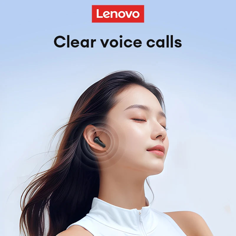 Lenovo XT58 TWS Wireless Earphones Bluetooth 5.4 Gaming Headphones Smart Digital Display Earbuds Ultra-Low Latency 20H Playtime