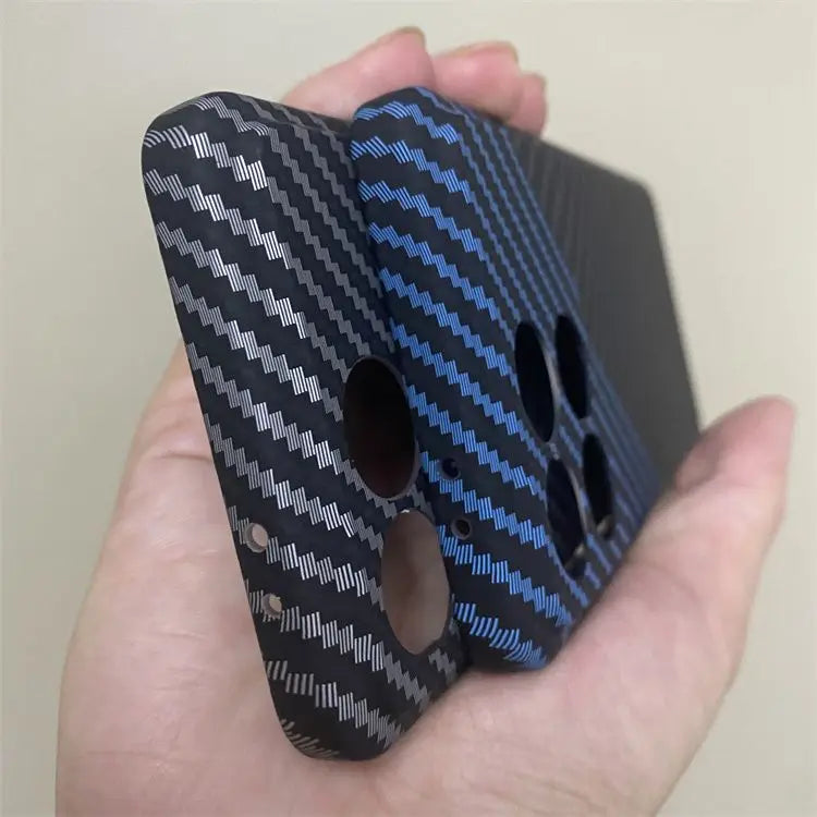 Carbon Fiber Hard Back Cover, Shockproof Case, Xiaomi 14, 13T, 13, 12T, 12, 11, 10, Poco X6, F5 Pro
