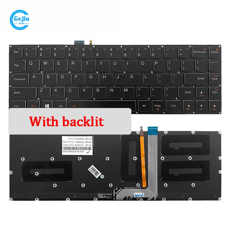 New Original Laptop Keyboard For Lenovo YOGA 3 PRO 1370 YOGA3 PRO 13 1370