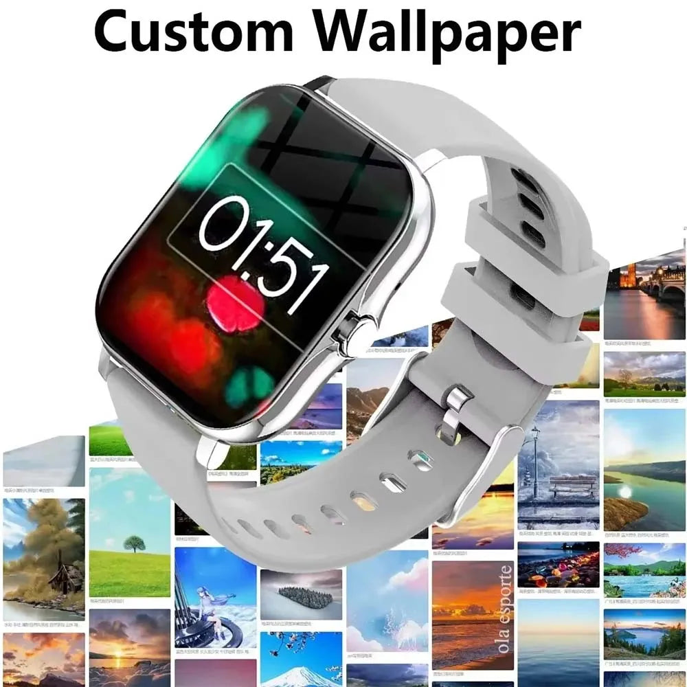 2026 New Smart Watch for Men Women Sport Selling SmartWatch 1.83'' Full Screen Wireless Call Sports Fitness Holiday Gift Android