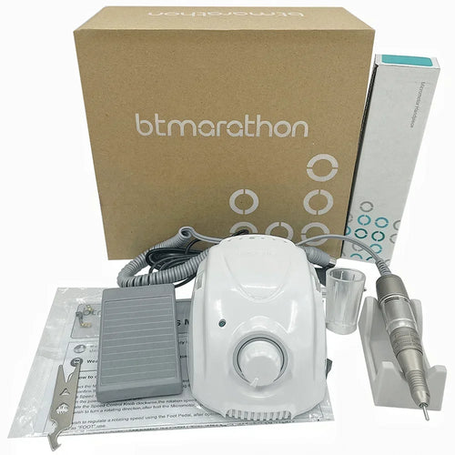 65W Electric Nail Drill Strong 210 Micromotor Control Box DC 30V 35000RPM H200 Handle Milling Machine Manicure Machin
