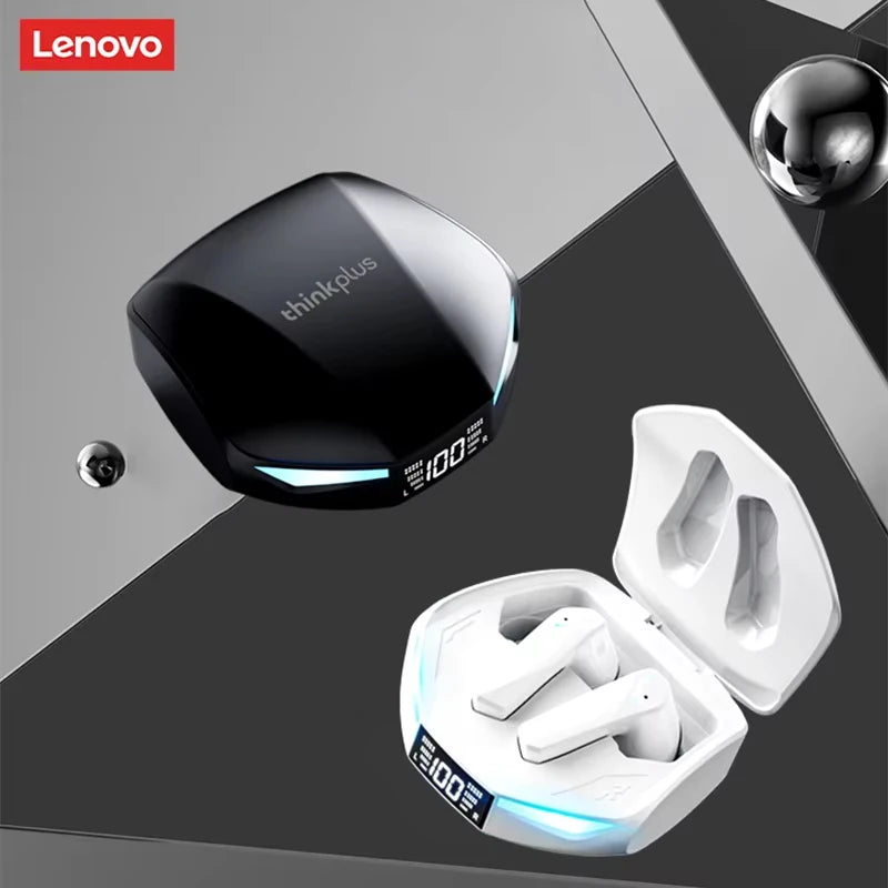 Lenovo XT53 Bluetooth V5.4 Earphones LED Power Display Gaming Headphones Waterproof Anti-sweat Upgraded Wireless Earbud 2026 New