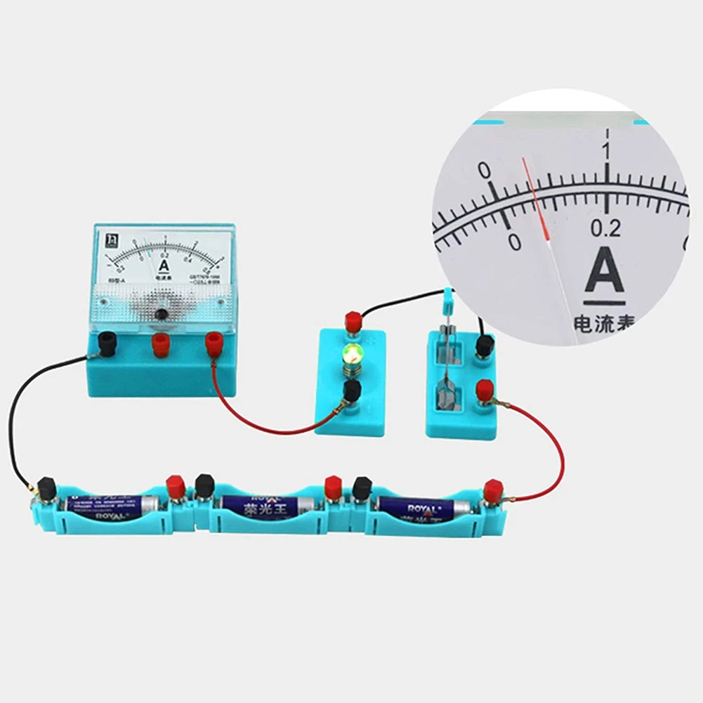 Hot sale Kids Electricity Circuit Learning Kit Physics Experiment Kit Basic Educational ABS Electricity Magnetism Learning Tool