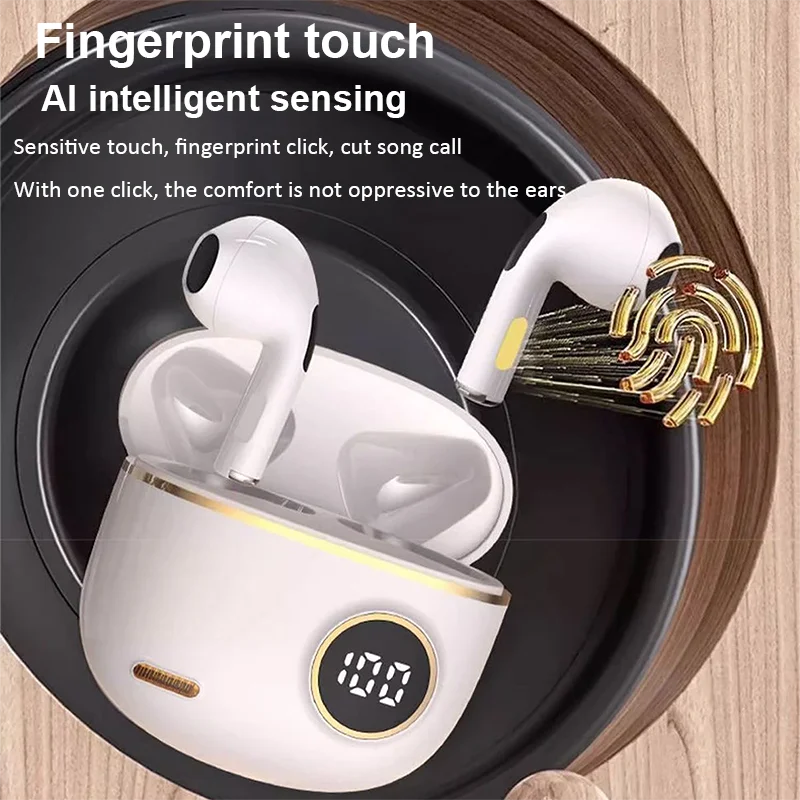 Bluetooth Earphone Wireless Headphone P9Pro-TWS HD-Call HiFi Stereo Headset ENC Noise Cancelling Earbuds For Xiaomi Air ipad