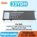 33YDH Battery for Dell Inspiron 17 7000 7778 7779 7773 7786 inspiron 15 7577 7586 Latitude 3380 3480 3490 3580 3588 3590 G3 3579