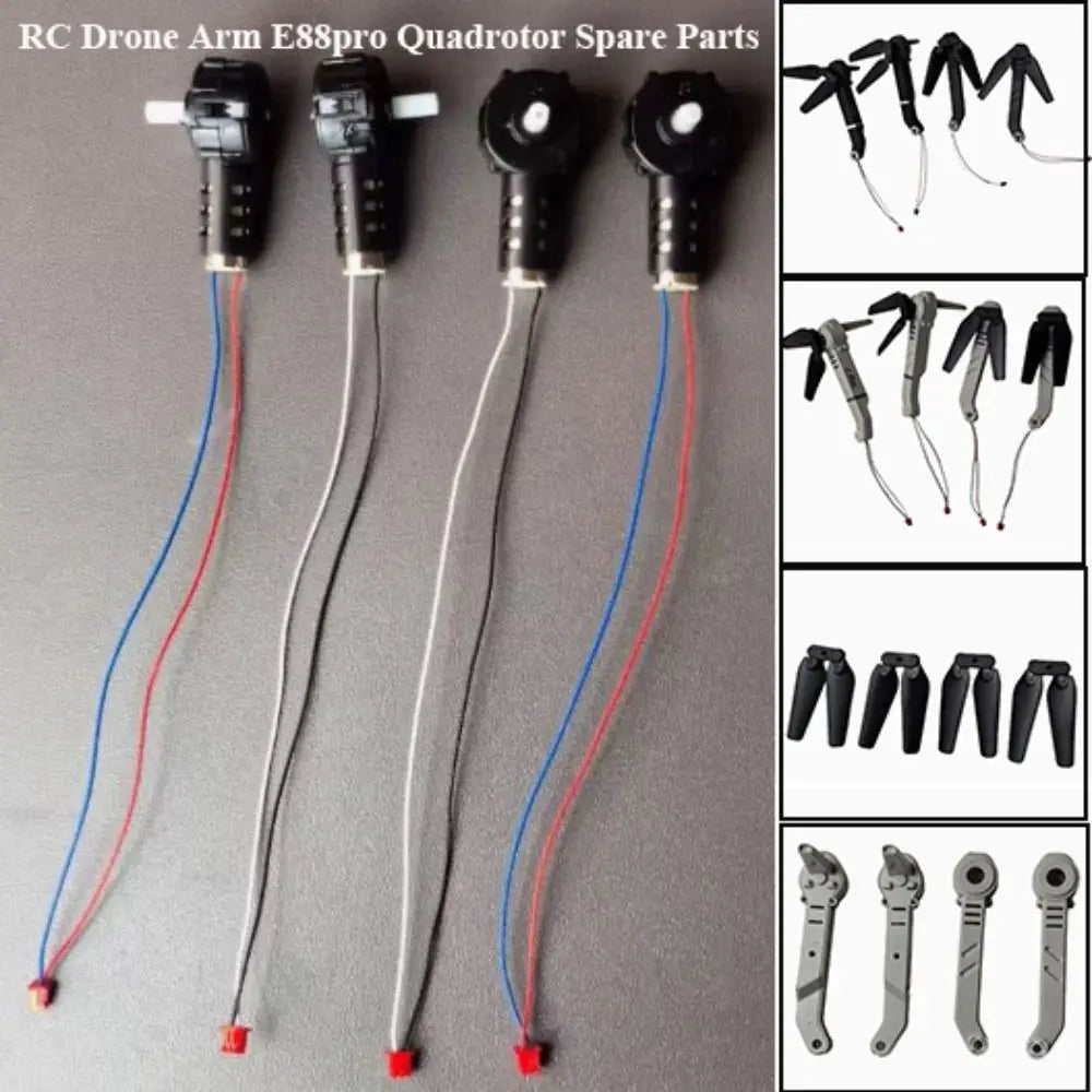Engines Big Gear Folding Remote-controlled Drone Propeller Universal 10 Styles E88 RC Drone Arm E88pro Quadrotor Spare Parts