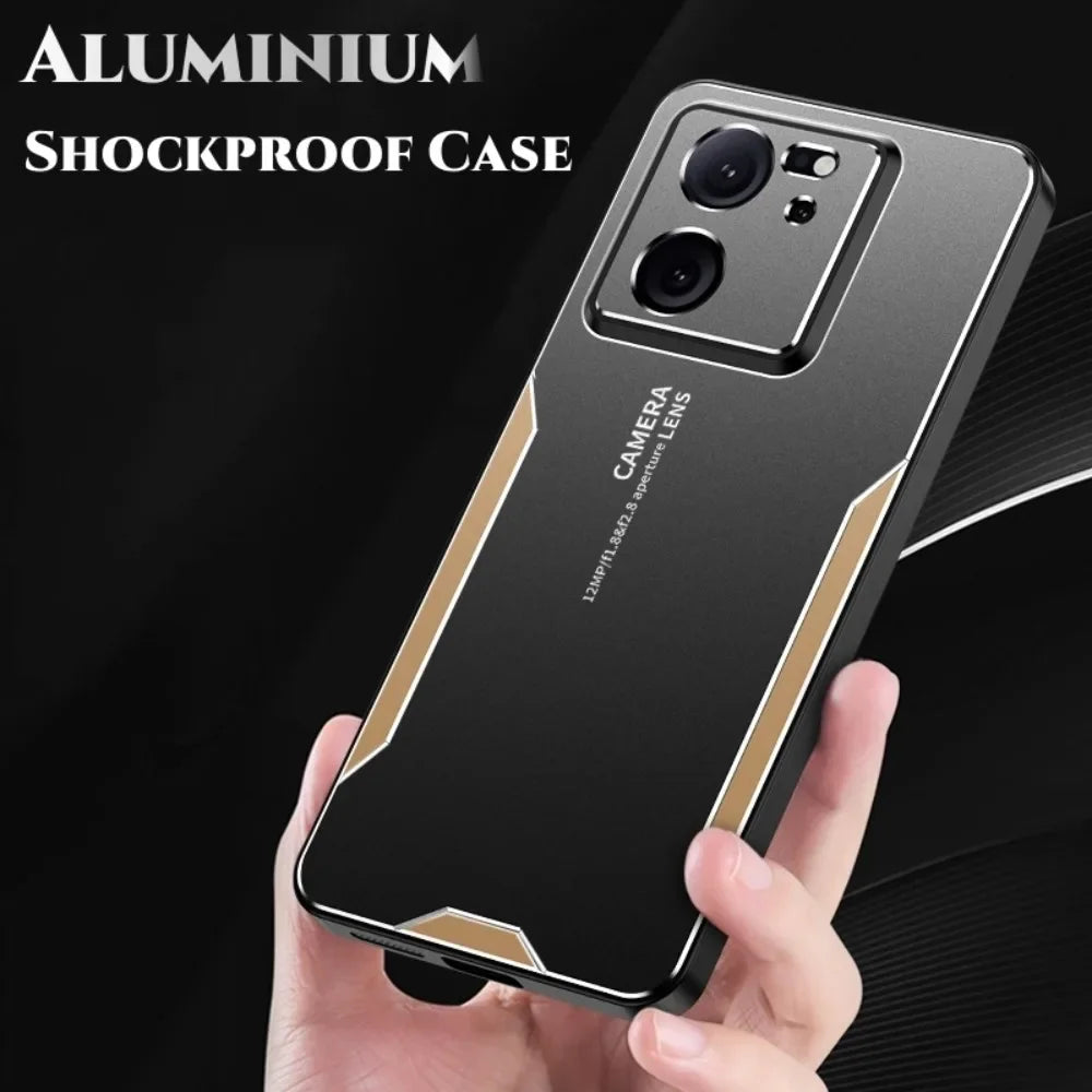 ShockProof Alloy Metal Case For Xiaomi 15T 13T 14T 12T 11T 12X 15 14 13 12 Mi 11i 17 Pro Ultra Silicone Back Cover Shell Cases