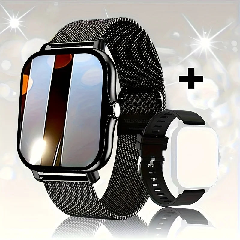 Smart Watch, Wireless Call/Dial, Multi Sport Mode, Multiple APP Reminders, Suitable for Every Friend, Compatible with IPhone/And