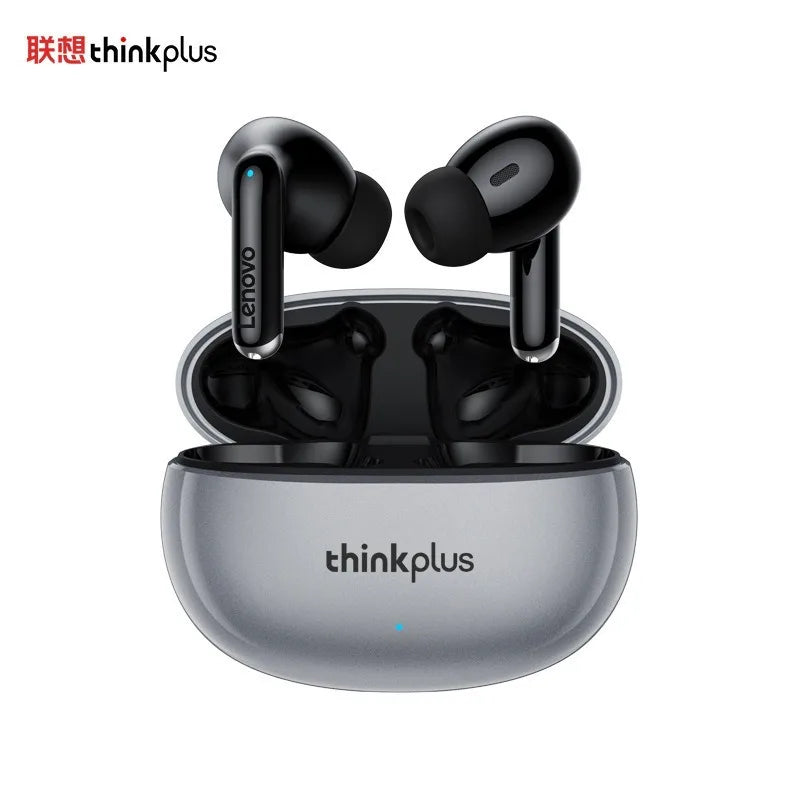 Lenovo Thinkplus XT88 True Wireless Earbuds Bluetooth 5.3, Low Latency Stereo Headphones with 12H Playtime, Metal Diaphragm
