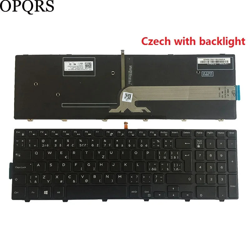 Laptop Keyboard FOR Dell Inspiron 15 3000 3541 3542 3543 3546 3559 3551 3552 3558 3550 3567 3878 US/UK/Spanish