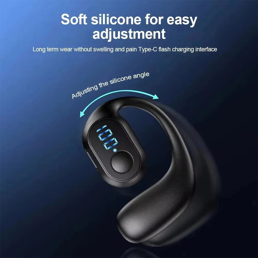 TWS Bluetooth 5.4 Headphone Ear Hook Wireless Earphone HiFi Stereo Noise Reduction Headset Waterproof Earbud for iPhone/Huawei
