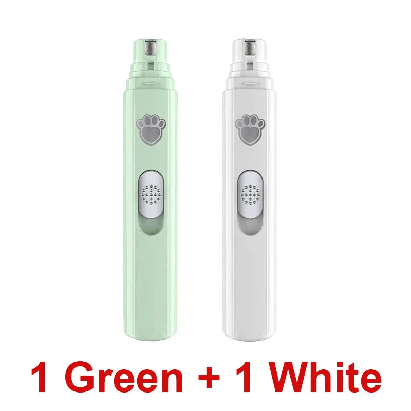 Electric Dog Nail Grinder Pet Nail Clipper USB Rechargeable Pet Nail Trimmers Painless with Polisher Wheel for Small/Large Pets