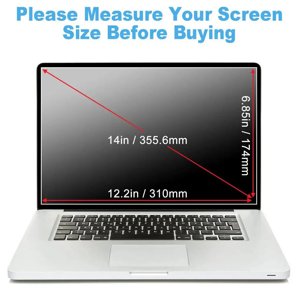 Privacy Screen Protector For Laptop 14 15.6 Notebook PC Computer Anti-peep Anti-spy Filter New Matte Anti-Glare Protective Film