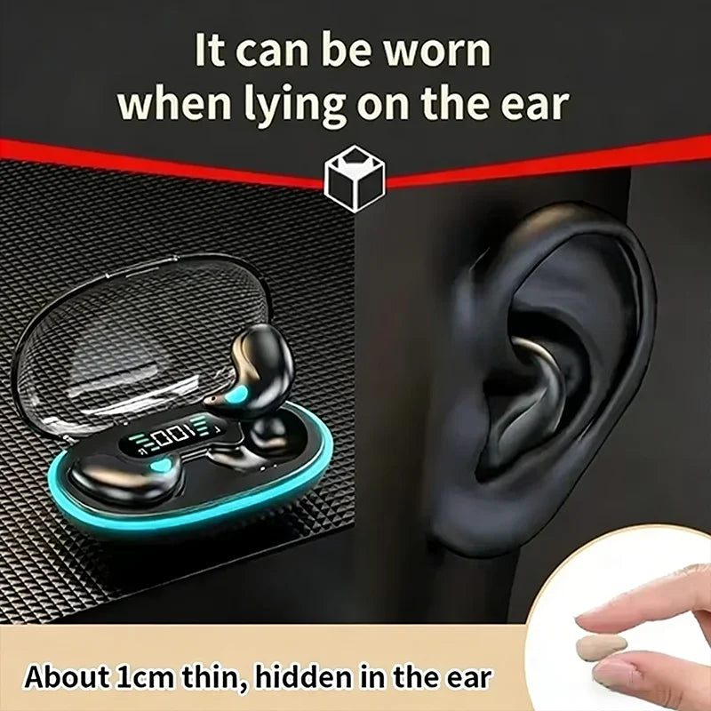 New TWS Earphones Wireless Earphones Headphones Noise Reduction Sport Game Sleep Bluetooth Earbuds for all smartphones chic