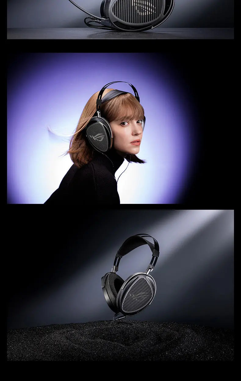 Asus ROG Kithara Limited Edition Headphones Open Back Over Ear Planar Magnetic Wired Headphones 100mm Diaphragm Unit Laptop