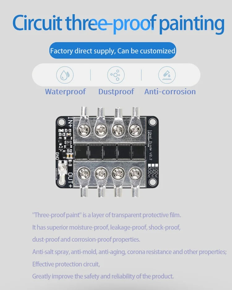 Enerkey Ideal Diode 100V 150V 200V 150A High Current Photovoltaic Solar Base Station Industrial Control Redundancy Switching
