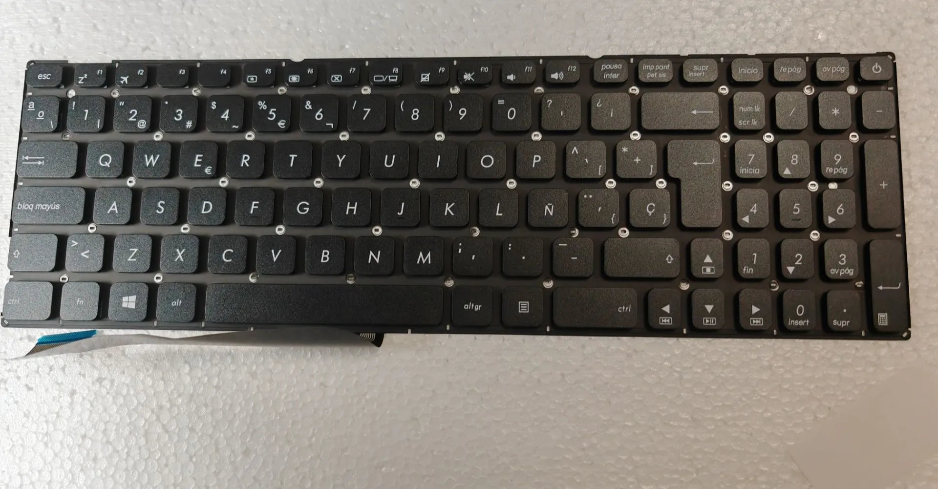 Spanish Keyboard for Asus X541 X541LA X541S X541SA X541UA R541 R541U A541 A541U A541U  K541 K541UV K541UJ R541 R541U R541UJ A541