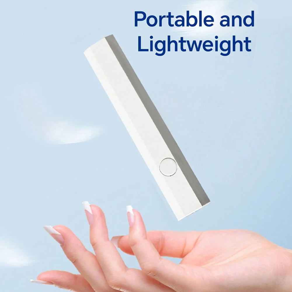 Convenient Handheld Mini UV Light Cure Nails Lamp for Gel Nails LED Nail Lamp for Gel Polish Manicure Nail Dryer for Fast Curing