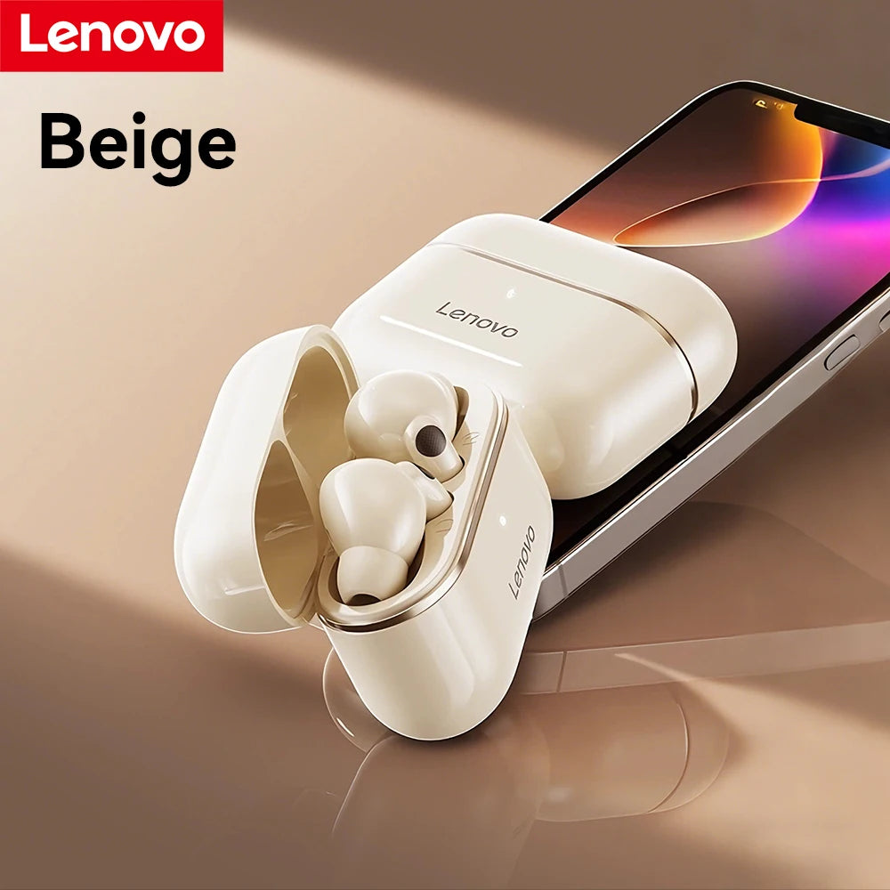 Lenovo True Wireless Earbuds EA230, 13mm Drivers with Big Bass, Bluetooth 5.4, 24H Long Playtime