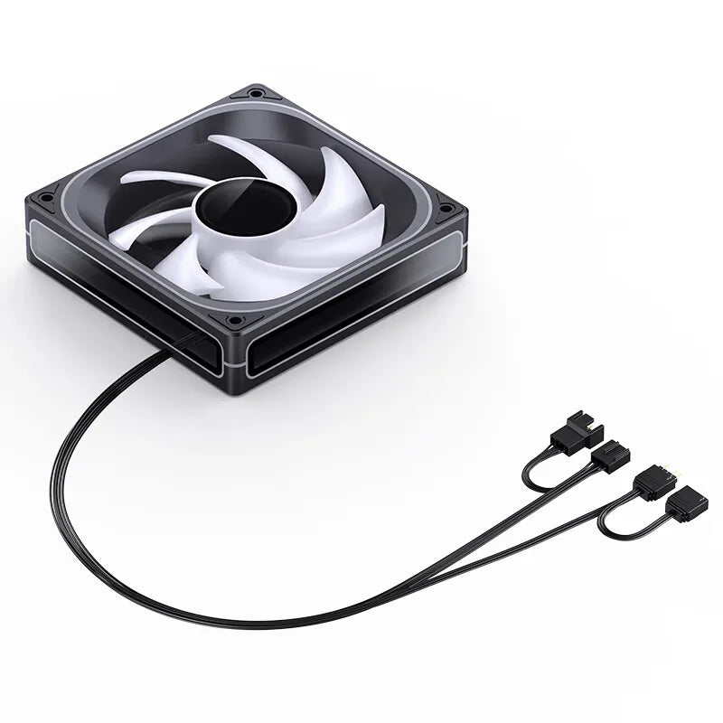 Jonsbo ZB-120/240/360 Combined Case Fan 360 Four Sided Thousand Layer Mirror 120mm PWM CPU Cooling Fan ZB-240BR ARGB Reverse Fan
