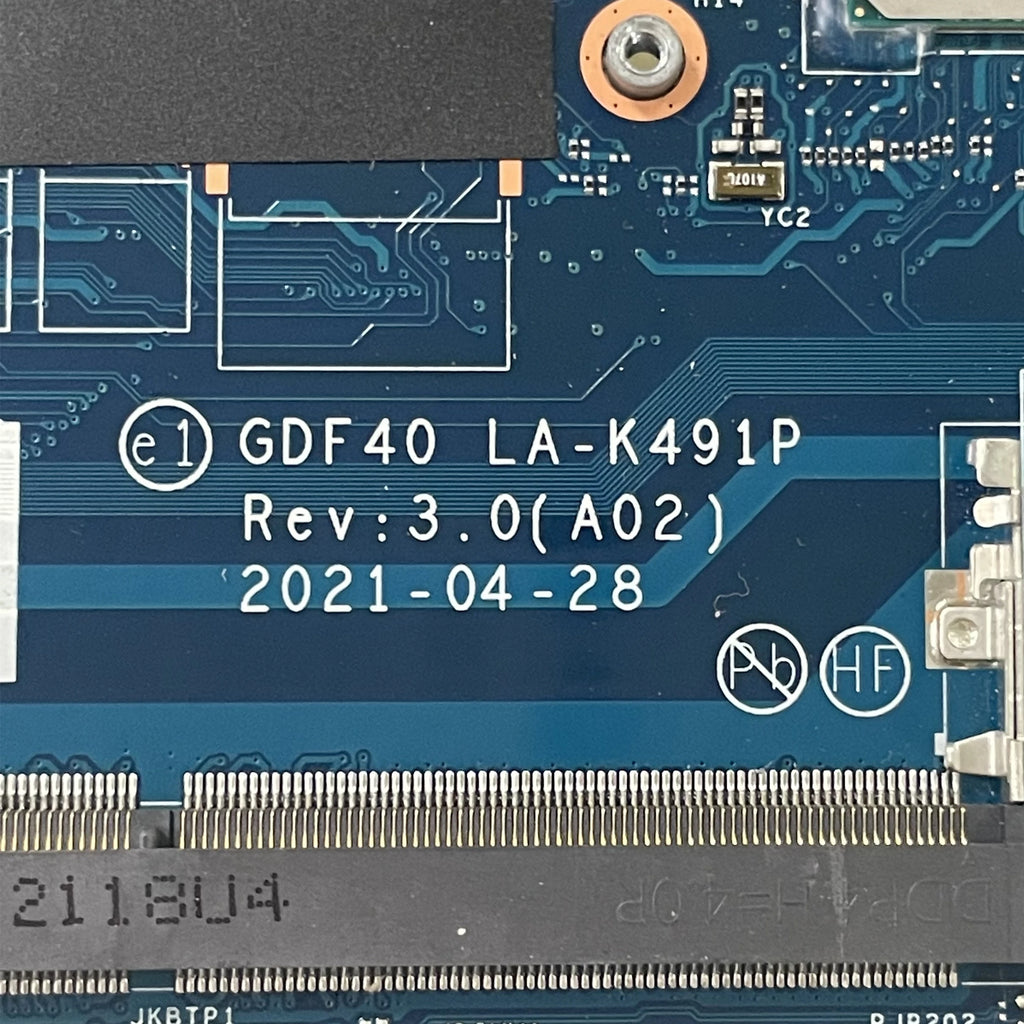 GDF40 LA-K491P CN-047J2X 014P1W 0HC01N For Dell Latitude 14 5420 Laptop Motherboard I3 I5 I7 11th Gen CPU UMA DDR4 100% OK